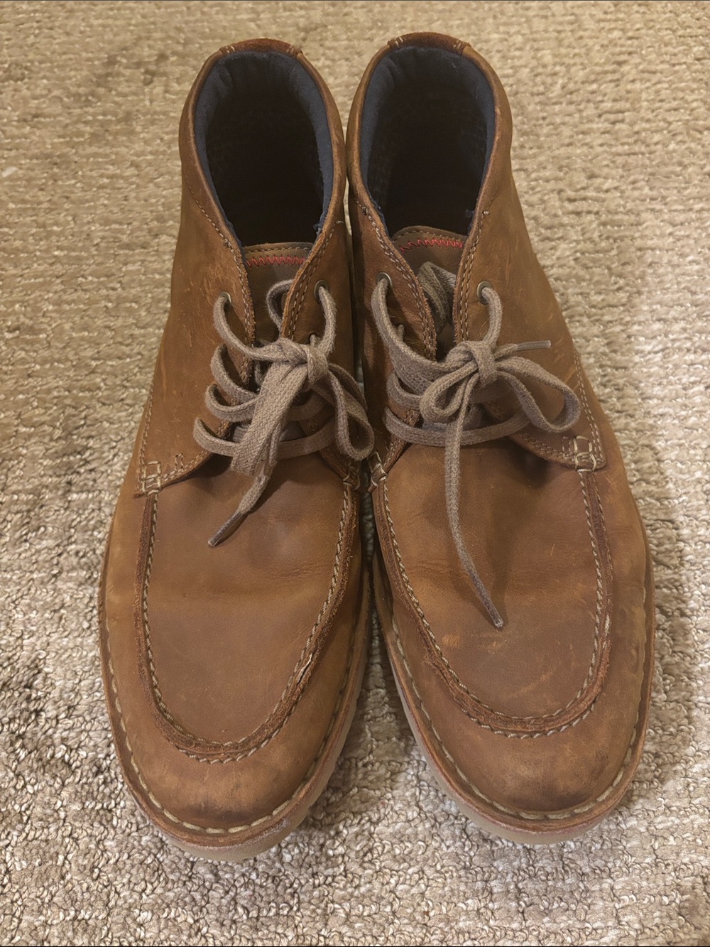 Clarks Men’s Size 9 Brown Leather Boots